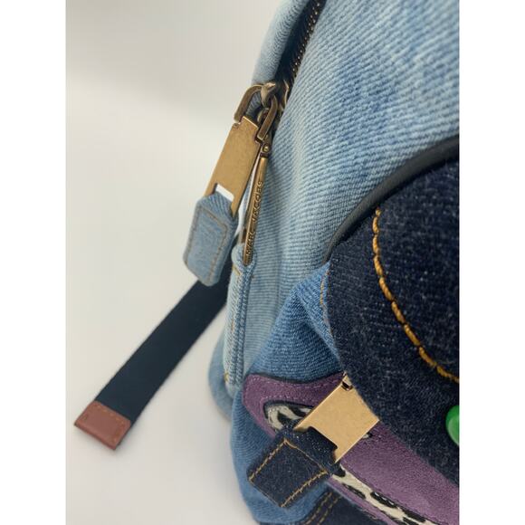 Marc Jacobs denim "Julie biker" backpack - Picture 13 of 14